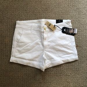 American Eagle Twill Shorts- White